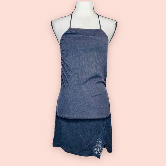 INTIMATELY Rylee Mini Black Bodycon Dress By At Free People Size Small - Picture 2 of 11